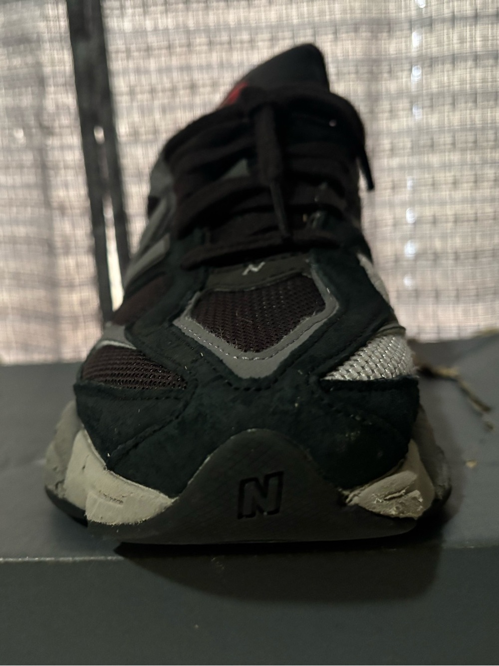 New Balance 9060 Black Gray Sneakers – Heavily Worn – Size (6) - Picture 8 of 10
